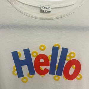 KULE The Modern “Hello” tee - RARE!